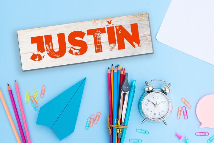 KIDS MINI NAME PLANKS