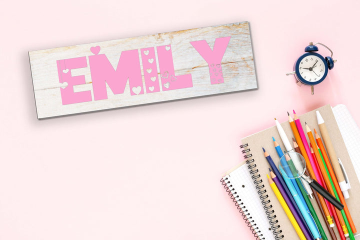 KIDS MINI NAME PLANKS