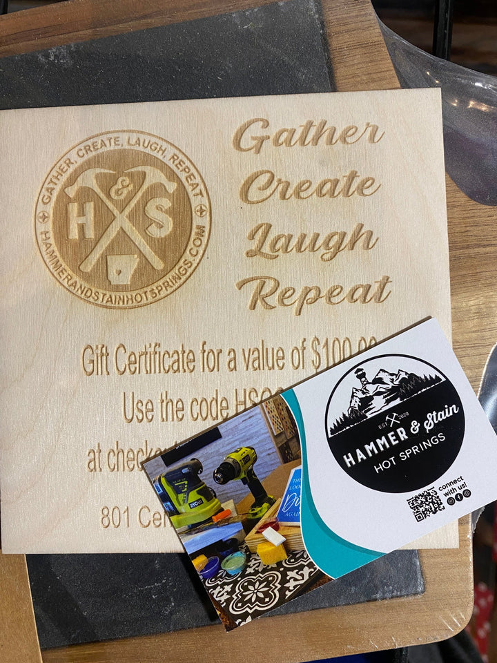 Hammer and Stain Gift Card