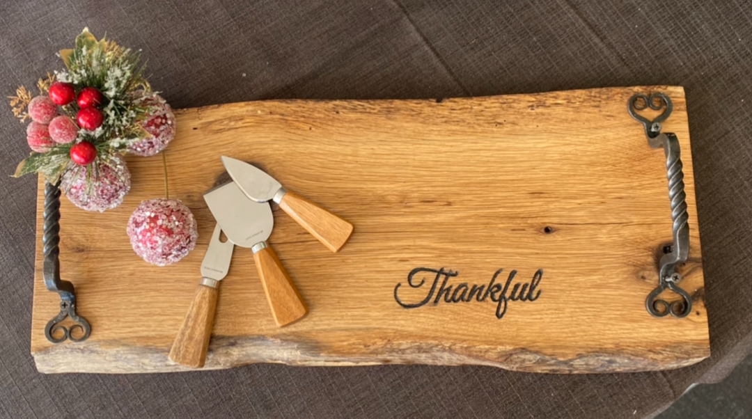 Custom Engraved Live Edge Boards