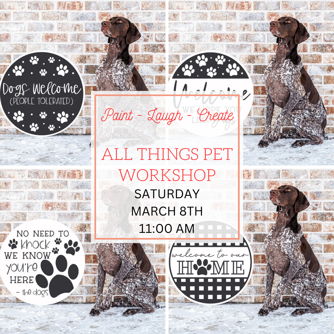 ALL THINGS PETS - SATURDAY - MARCH 8TH - 11 AM