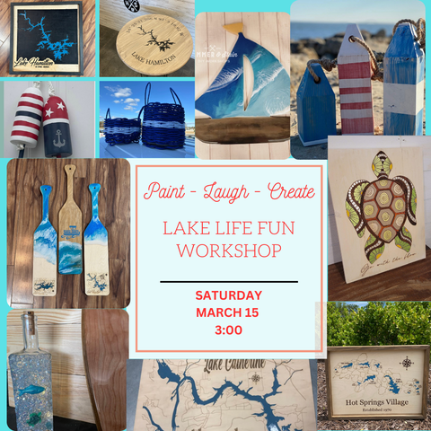 LAKE LIFE FUN WORKSHOP - SATURDAY MARCH 15TH - 3:00 PM