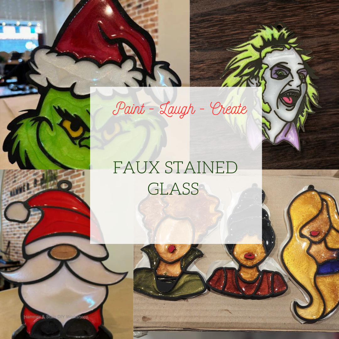 FAUX STAINED GLASS - OCT 10TH - 6:00 PM