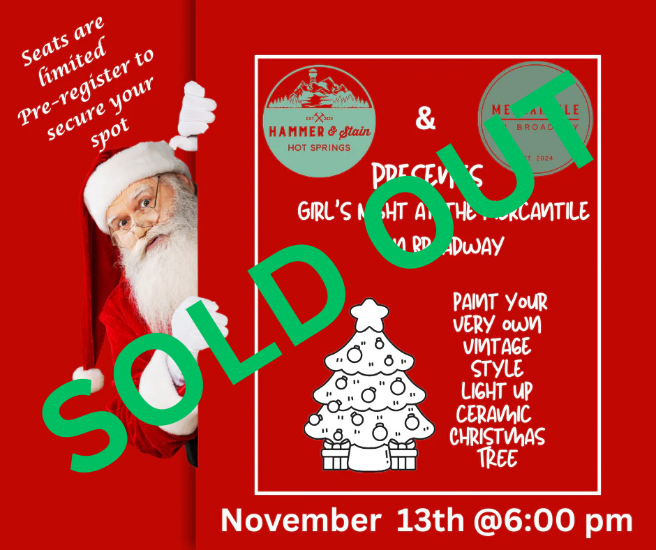 GLENWOOD GIRLS NIGHT AT THE MERCANTILE ON BROADWAY NOV 13TH @ 6:00 PM