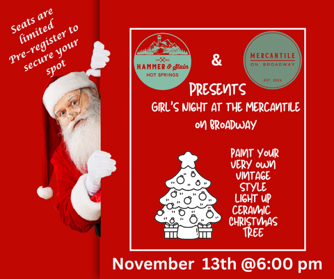 GLENWOOD GIRLS NIGHT AT THE MERCANTILE ON BROADWAY NOV 13TH @ 6:00 PM