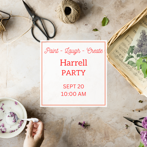 HARRELL PARTY - SEPT 20TH - 10:00 AM