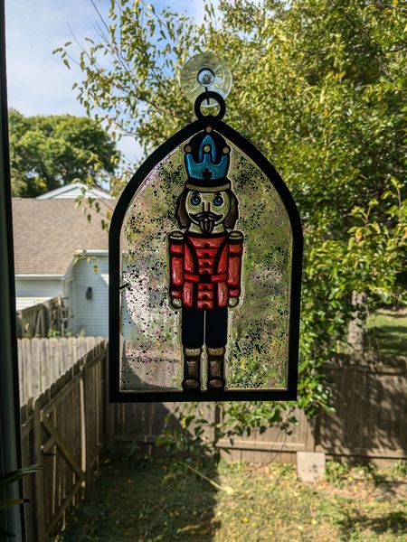 CHRISTMAS - FAUX STAINED GLASS