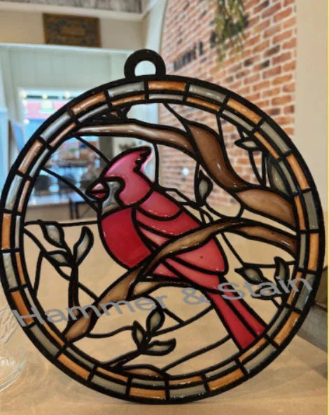 CHRISTMAS - FAUX STAINED GLASS