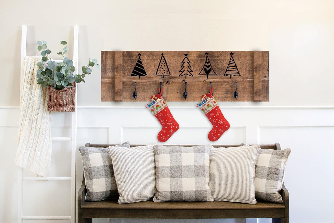 CHRISTMAS SHUTTER STOCKING HANGER