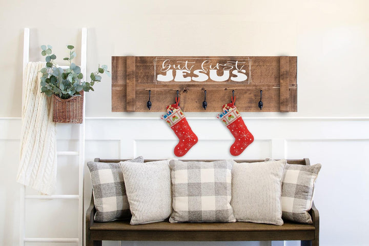 CHRISTMAS SHUTTER STOCKING HANGER