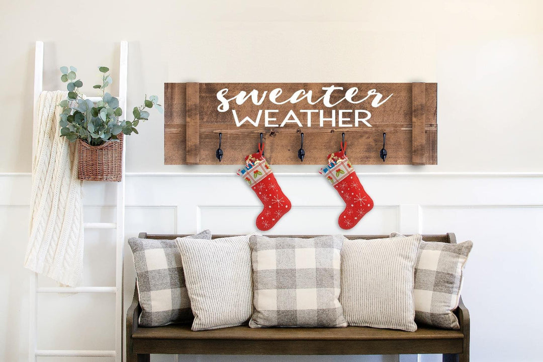 CHRISTMAS SHUTTER STOCKING HANGER