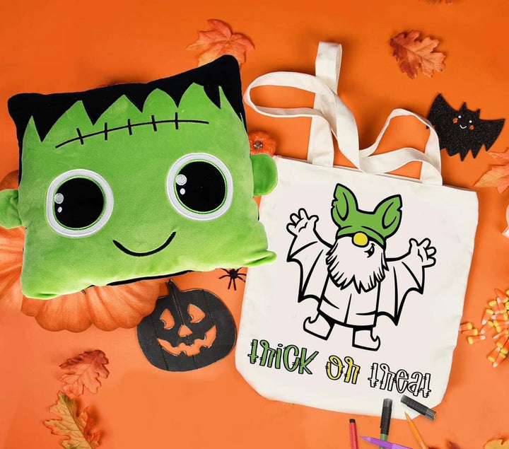 KID'S HALLOWEEN TOTES AND SQUISHY