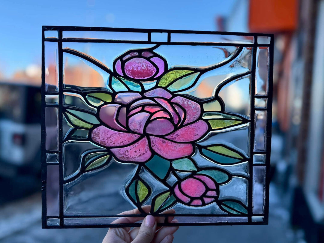 FAUX STAINED GLASS