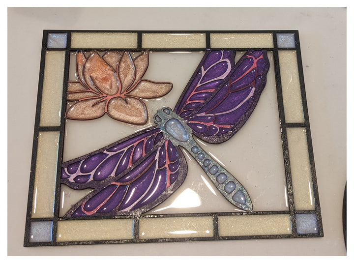 FAUX STAINED GLASS