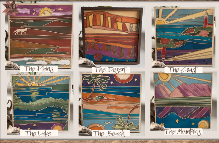 WOOD MOSAICS