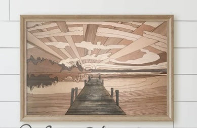 WOOD MOSAICS