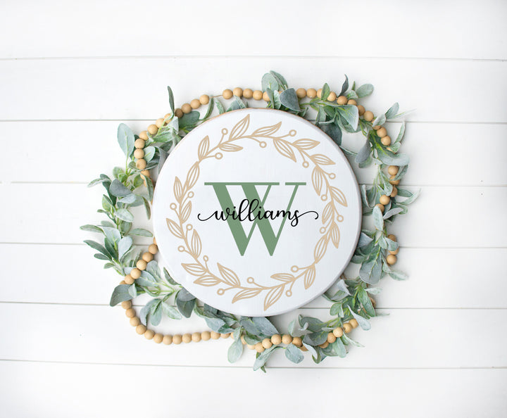 PERSONALIZED WOOD ROUND SIGNS WORKSHOP