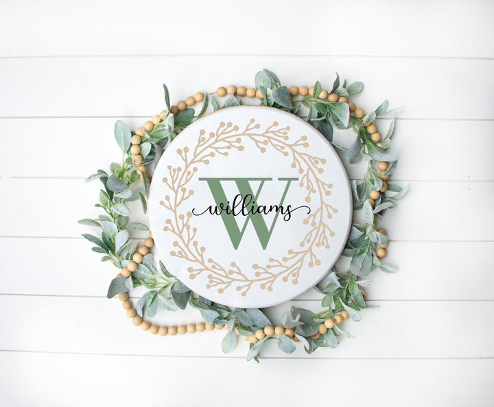 PERSONALIZED WOOD ROUND SIGNS WORKSHOP