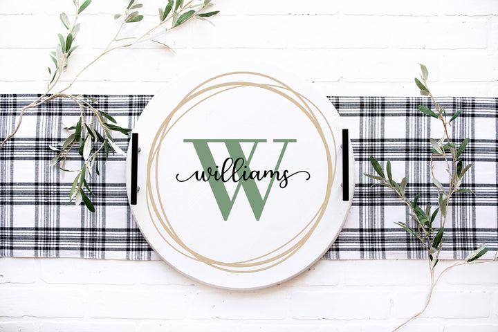 PERSONALIZED ROUND TRAYS WORKSHOP