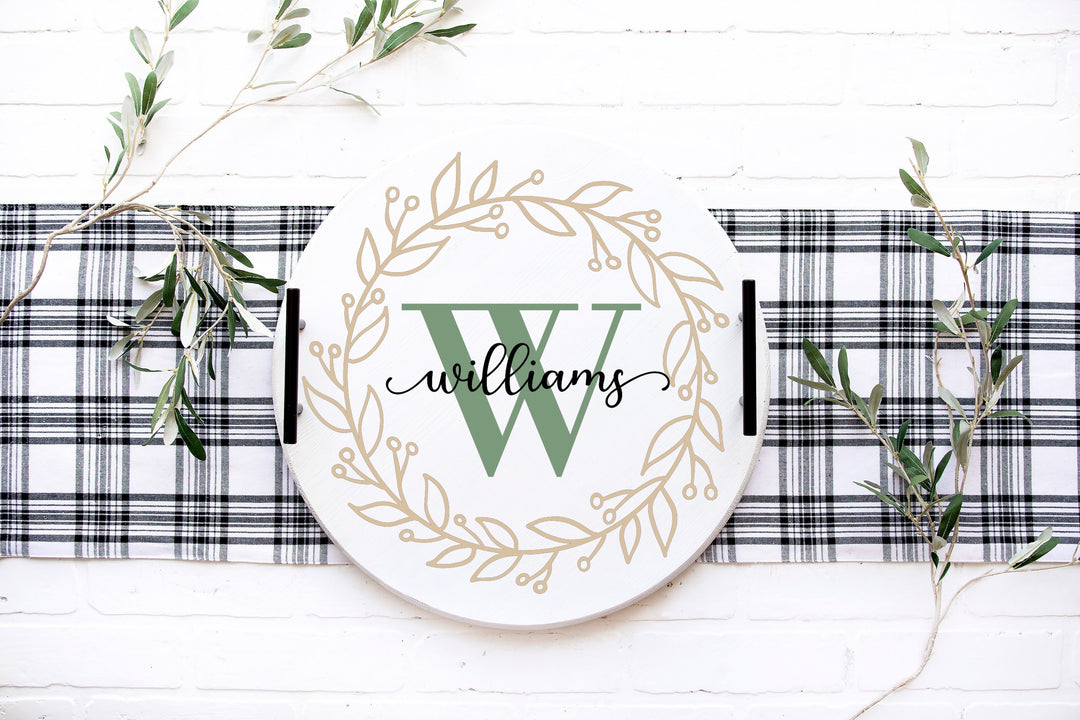 PERSONALIZED ROUND TRAYS WORKSHOP