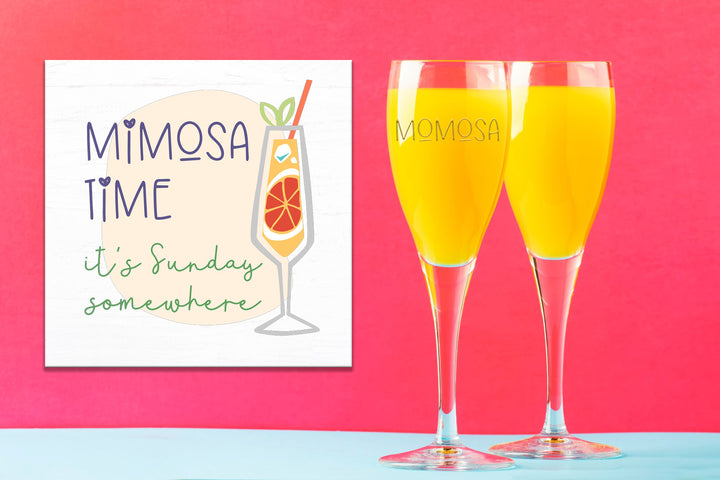 MOMOSA SQUARES & ETCHED GLASSWARE