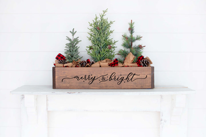 CHRISTMAS CENTERPIECE BOX