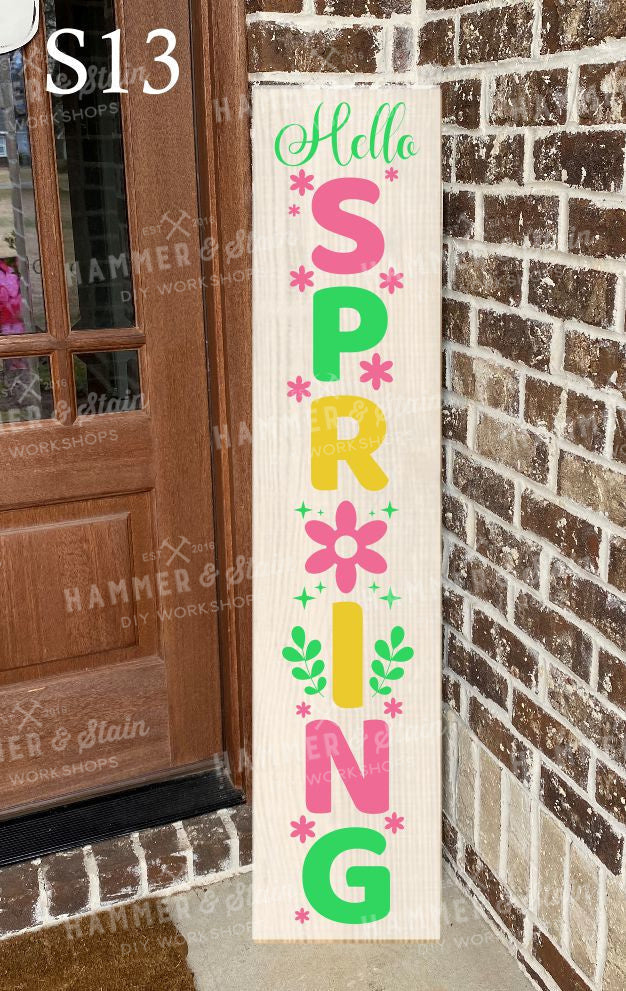 SPRING PORCH LEANERS WORKSHOP