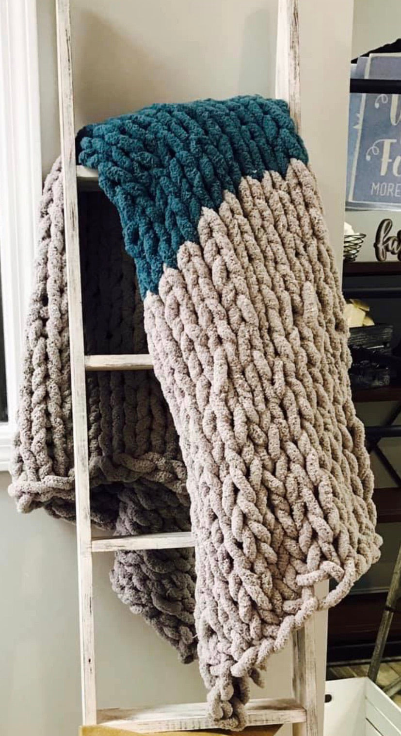 COZY KNIT BLANKET WORKSHOP